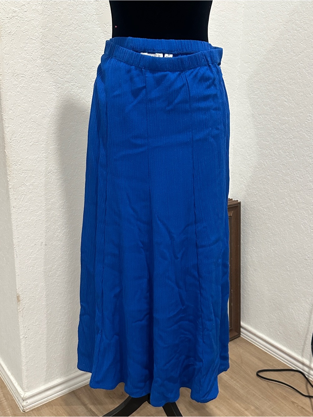 Susan Graver Royal Blue Maxi Skirt